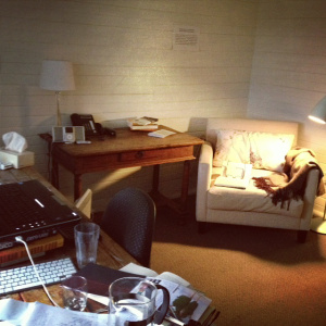 my living & work room